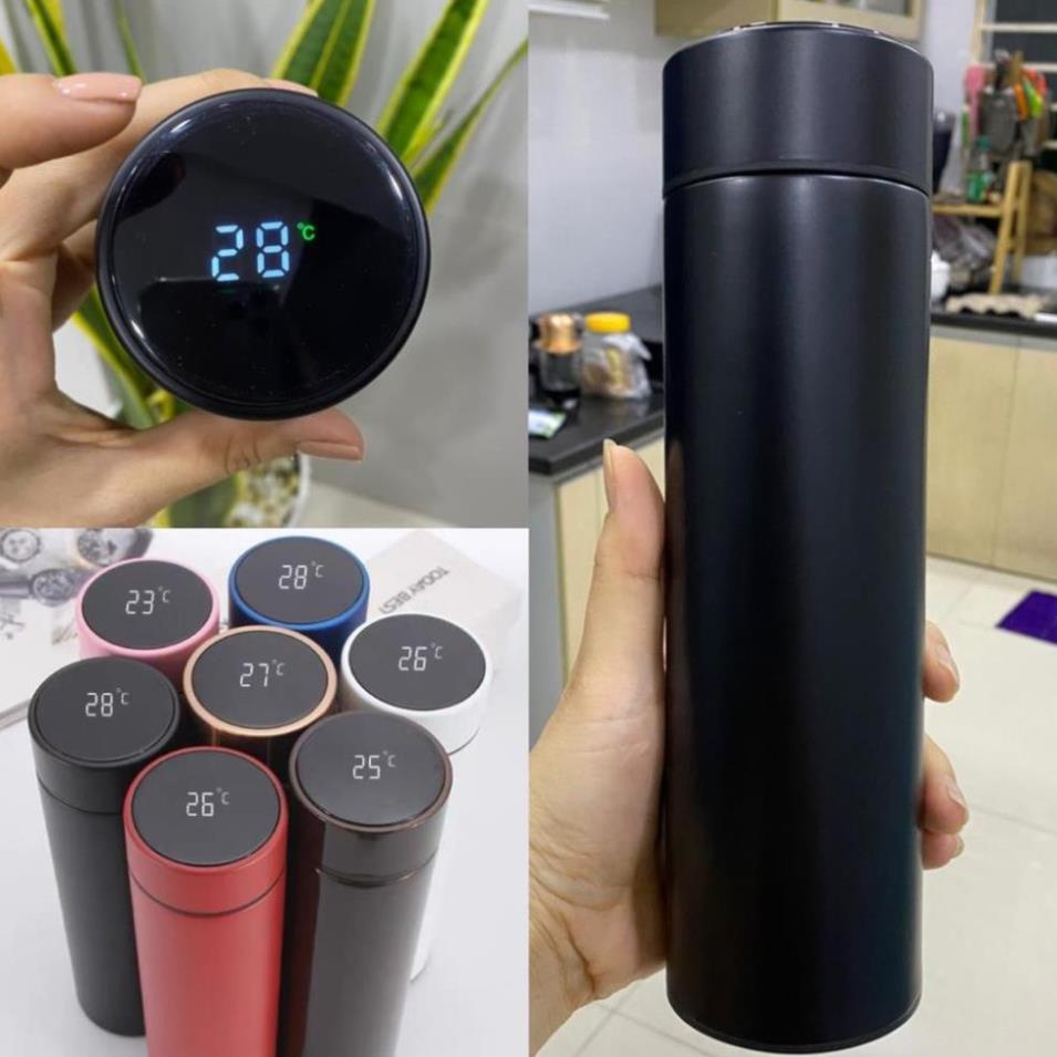 Ly giữ nhiệt inox 304, bình giữ nhiệt cảm ứng hiển thị nhiệt độ 500ml | BigBuy360 - bigbuy360.vn