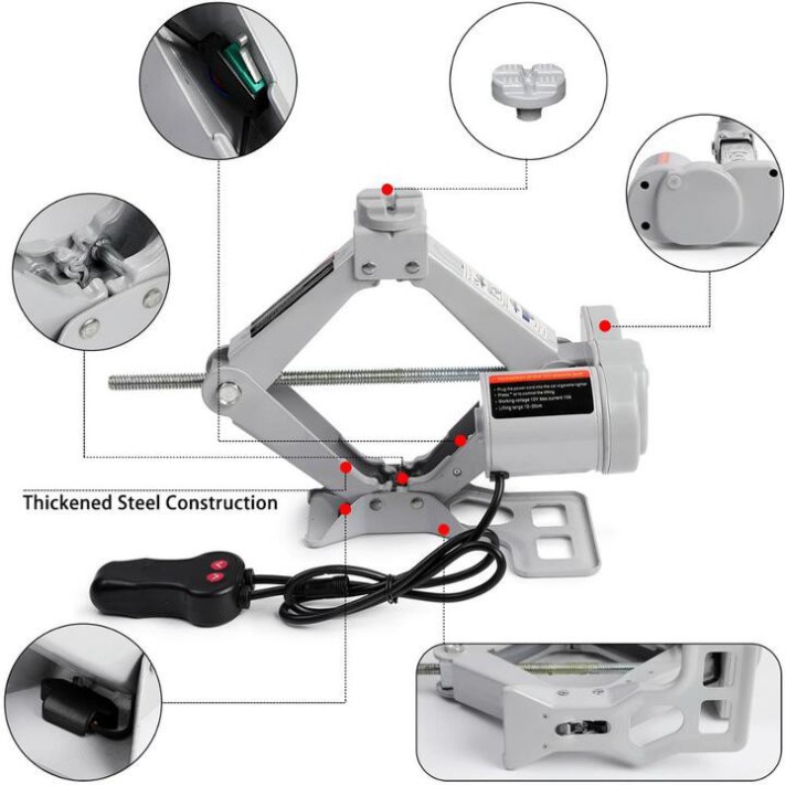 Sản Phẩm Bộ nâng kích gầm điện xe ô tô cao cấp thương hiệu Đức - ROGTZ: Trọng tải 5 tấn, điện vào 12V