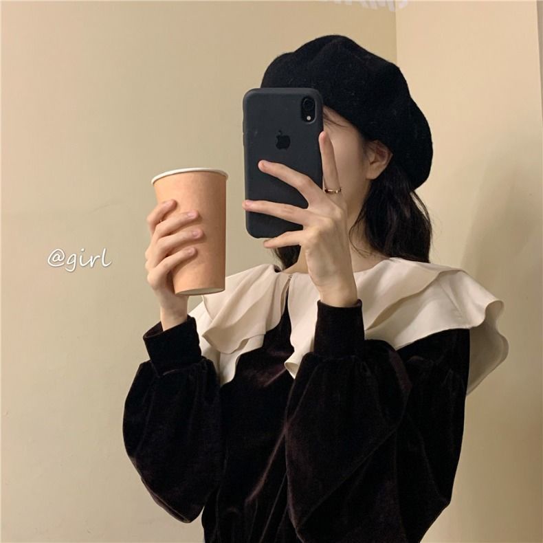 MỚI Áo sơ mi nữ tay dài dáng rộng phong cách Hàn Quốc