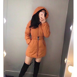 Phao dài lông vũ Levis dư siêu đẹp siêu ấm