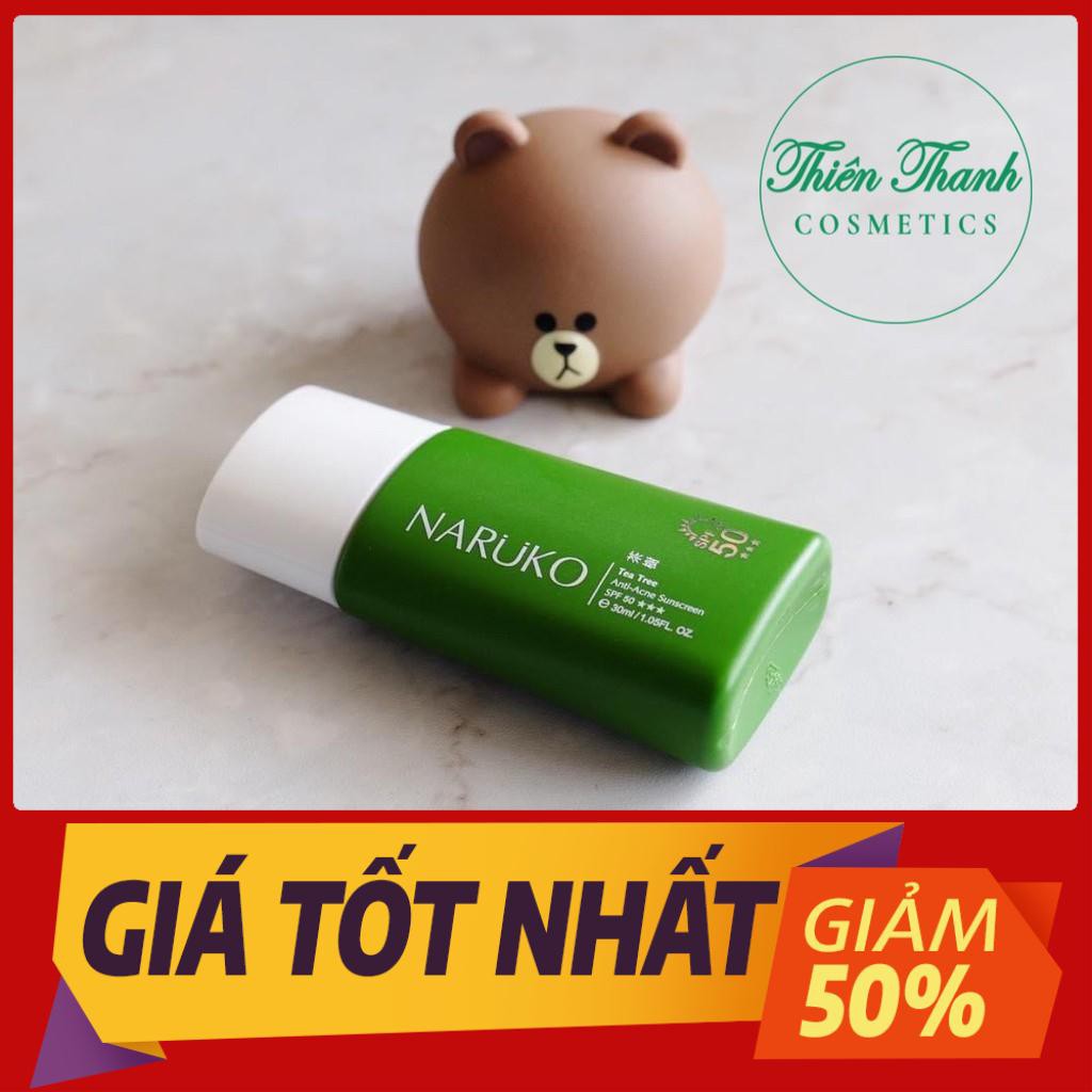 Kem Chống Nắng,Kem Chống Nắng Dành Cho Da Mụn Naruko Tea Tree Anti-Acne Sunscreen SPF50 30 ml | BigBuy360 - bigbuy360.vn