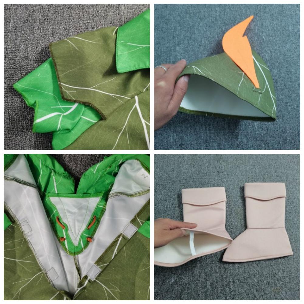 Disney Bộ Đồ Hóa Trang Nàng Tiên peter pan Màu Xanh Lá Cây Dành Cho Bé Trai