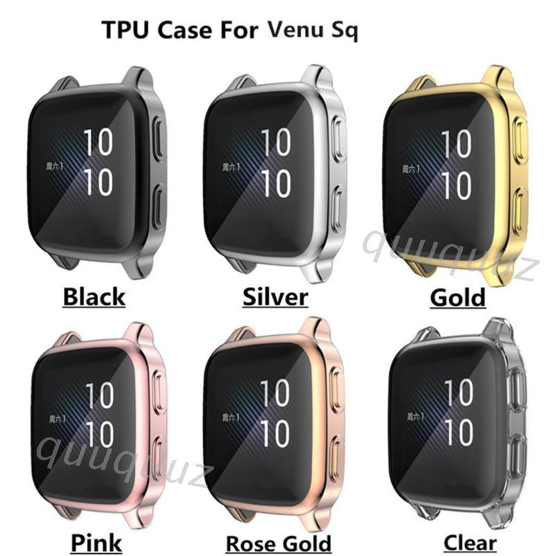 Vỏ tpu mềm mạ màu bảo vệ mặt đồng hồ thông minh garmin venu sq