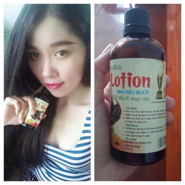 Combo 2 chai tinh dầu bưởi dưỡng tóc hair lotion,kích thích mọc tóc, ngăn rụng tóc | BigBuy360 - bigbuy360.vn