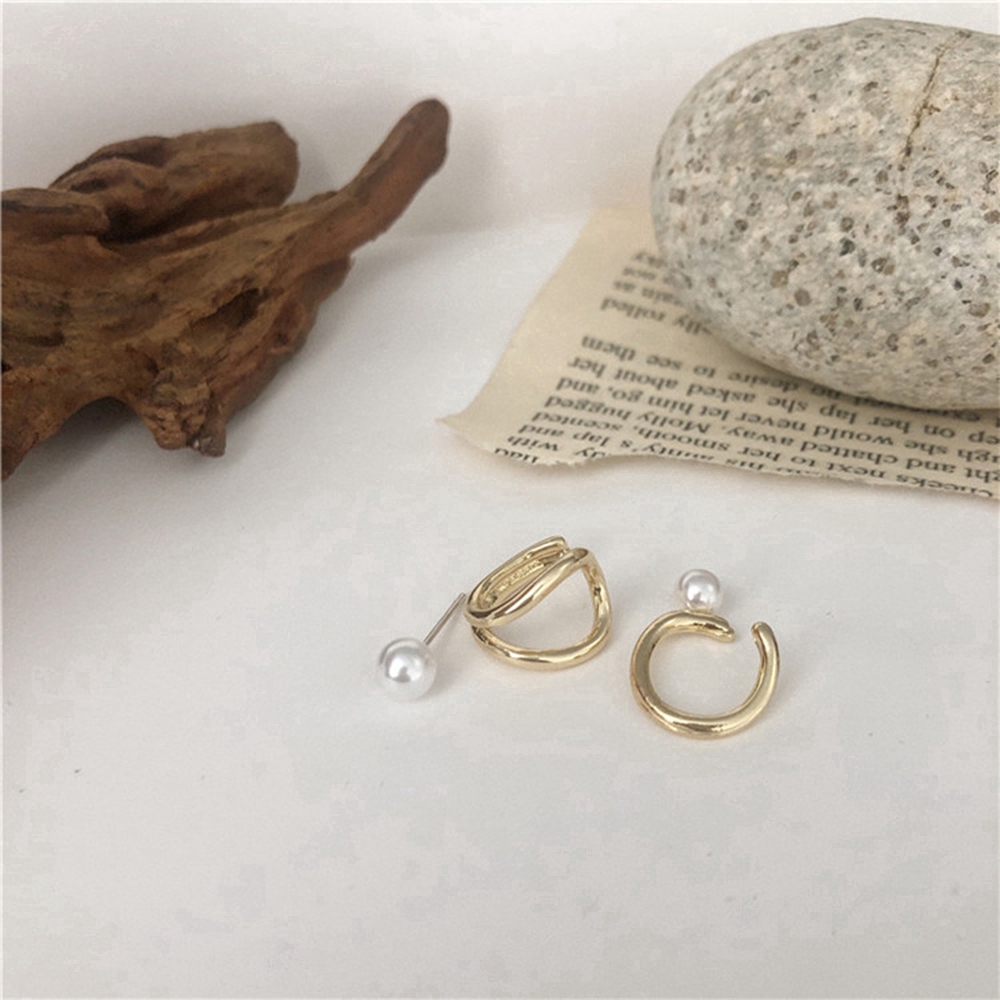 Cod Qipin Bộ 3 Khuyên Tai Đính Ngọc Trai Nhân Tạo Thời Trang