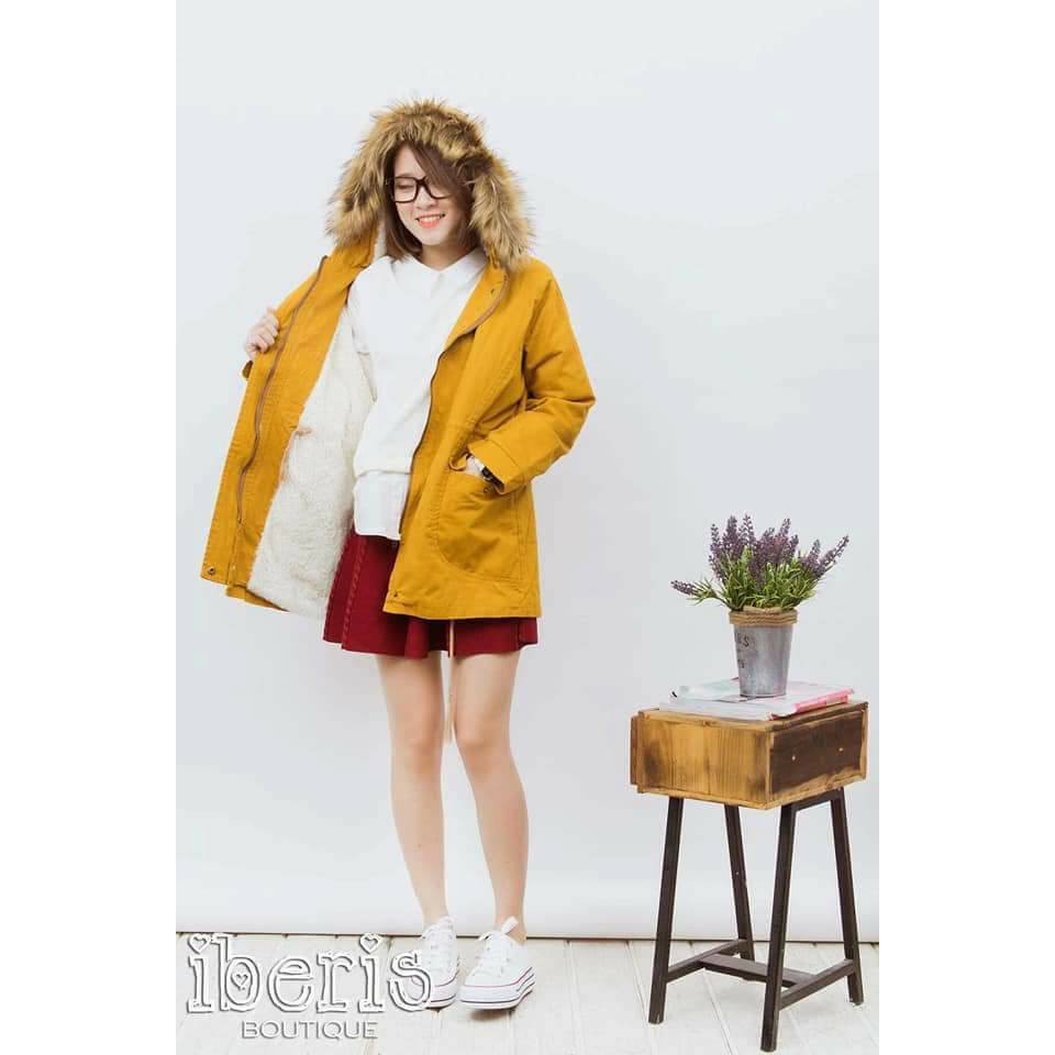 Áo khoác Kaki trơn lót bông 4 màu mới nhất