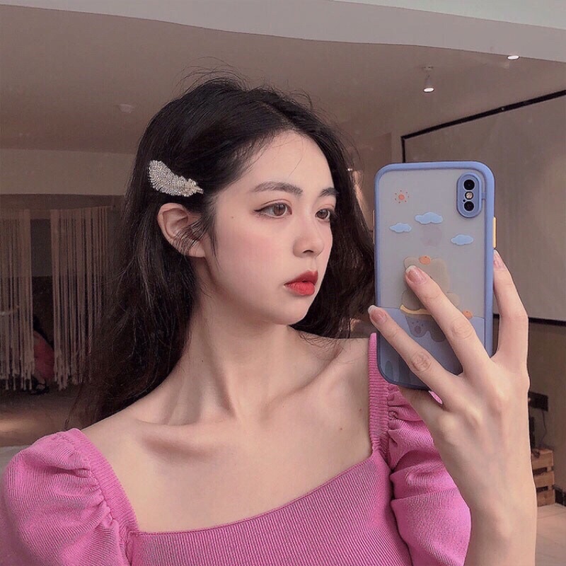 Kẹp Tóc Hình Lông Vũ Cực Xinh