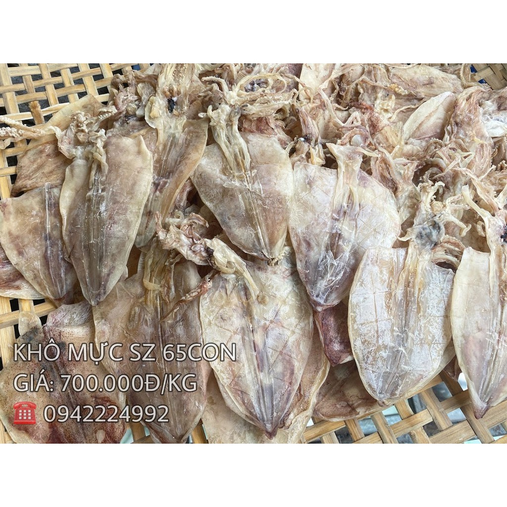 KHÔ MỰC SIZE 65CON/KG