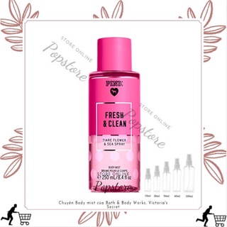 Xịt thơm body mist 𝗩𝗜𝗖𝗧𝗢𝗥𝗜𝗔'𝗦 𝗦𝗘𝗖𝗥𝗘𝗧 fresh and clean