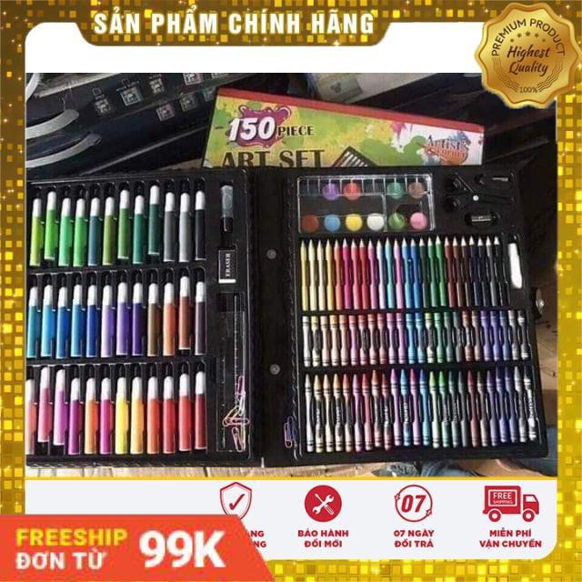 Hộp bút màu siêu to khổng lồ 150 chi tiết cao cấp - bảo hành 3 tháng