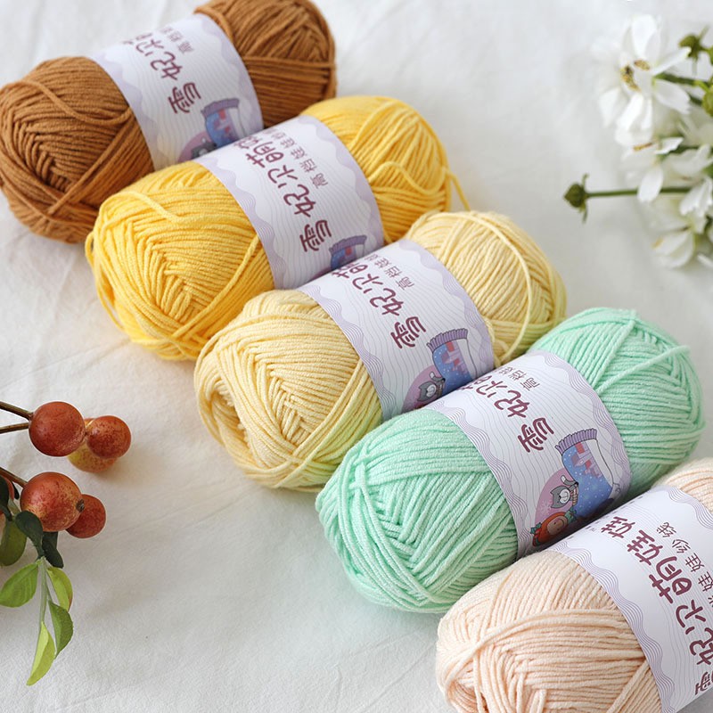 Len Baby Yarn cotton ( Bảng màu II, mã màu từ 21 - 42)