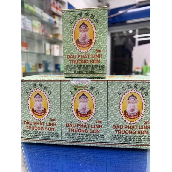[Chính hãng] Dầu Gió Phật Linh Trường Sơn trừ cảm ho sổ mũi nhức đầu say nắng trúng gió