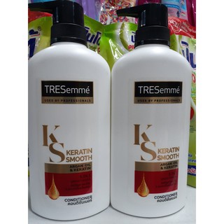 Dầu Xả Tresemme Thái Lan Chai Trắng KS Keratin Smooth Argan Oil & Keratin 450ml