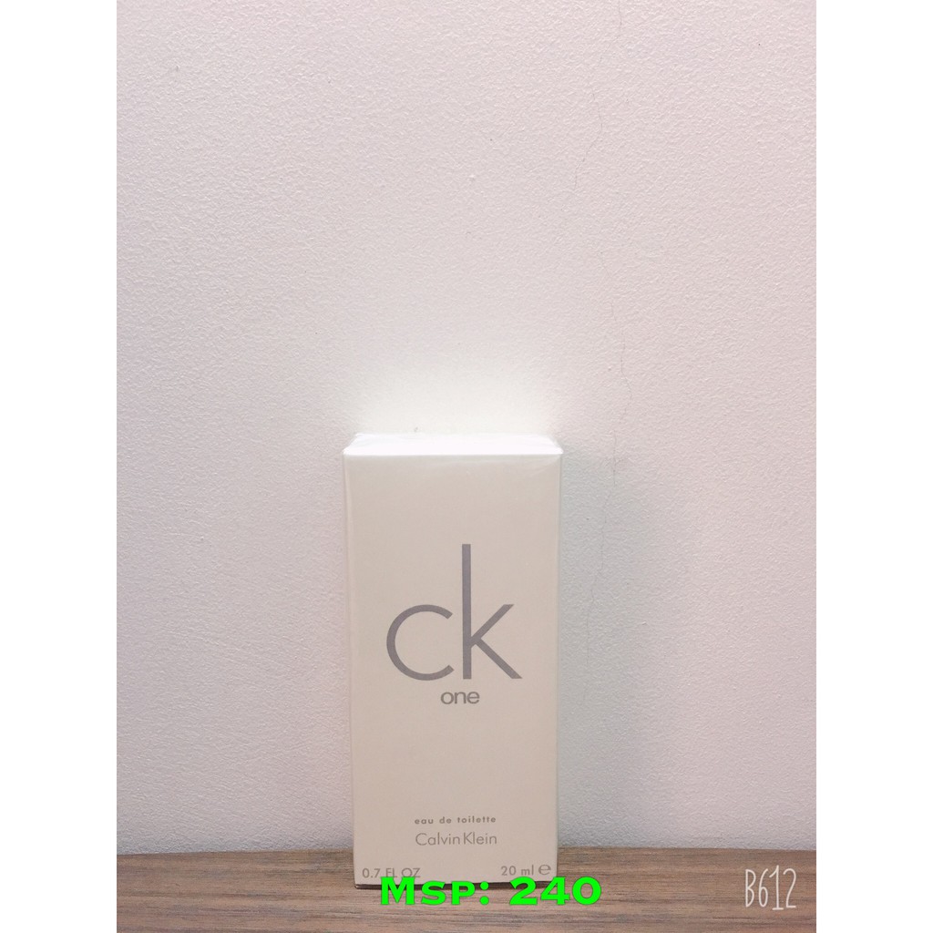 Nước Hoa Mini Nữ Ck One (Unisex) 20ML MSP: 240