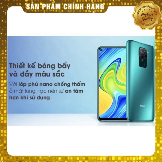 Điện thoại Xiaomi Redmi Note 9  - Hàng Chính Hãng Mới 100%  HÀNG CHÍNH HÃNG