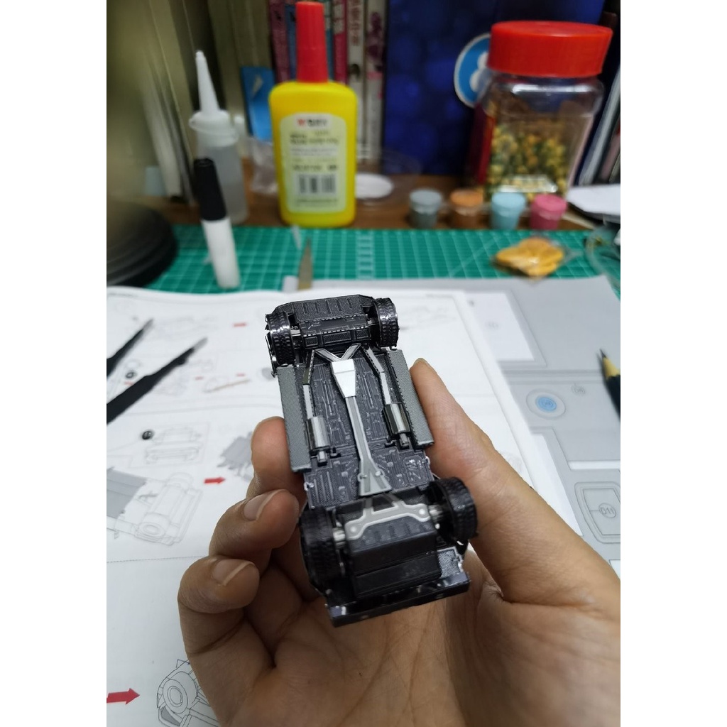 Mô Hình Kim Loại Lắp Ráp 3D MU Transformers Ironhide Car