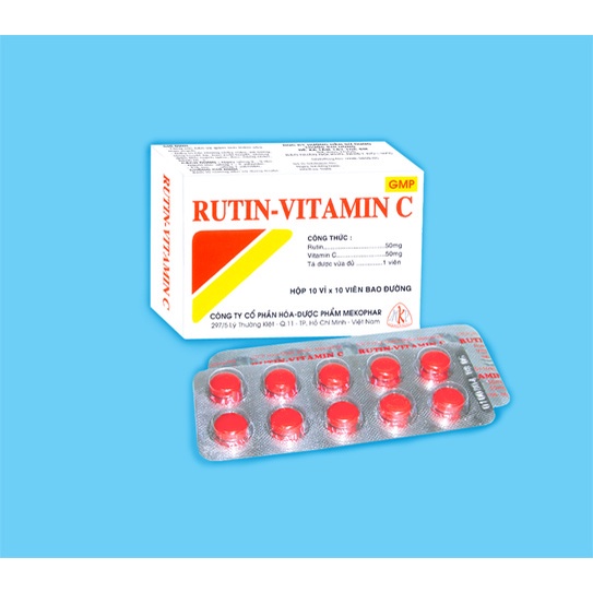 RUTIN C - BỀN THÀNH MẠCH MÁU, GIẢM XUẤT HUYẾT