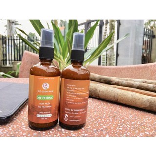 Tinh dầu xịt phòng quế Quảng Ngãi ỏganic 100ml, tinh dầu quế sạch tự nhiên.