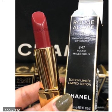Son Chanel 847 Rouge Majestueux – Màu Đỏ lạnh đậm | BigBuy360 - bigbuy360.vn