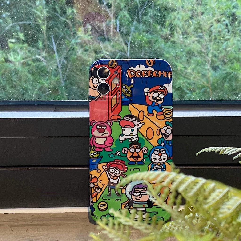 Q version cartoon is suitable for iPhone 7 8 + Ix Xr Xsmax 11 Pro Promax 12mini 12 Pro Promax mobile phone case | BigBuy360 - bigbuy360.vn