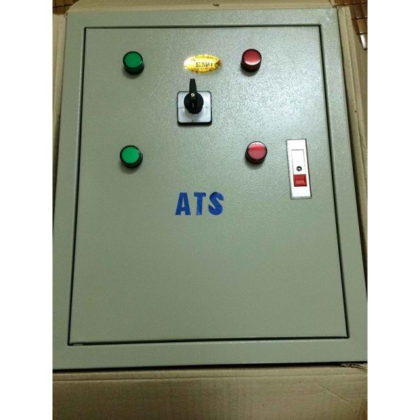 Tủ ATS tự động chuyển đổi 2 nguồn điện kèm 3CB CHỐNG GIẬT, 3 CB bảo vệ QUÁ ÁP dùng làm tủ phân phối nhà 3 tầng