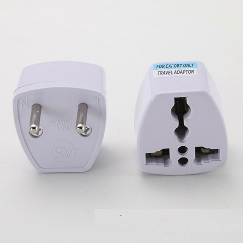 Bộ chuyển đổi ổ cắm 3 chấu thành 2 chấu