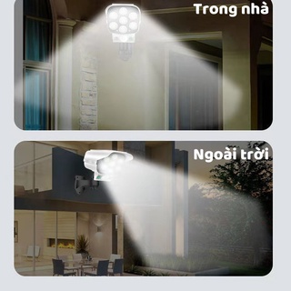 Đèn Ngoài Trời Đèn Năng Lượng Mặt Trời Hình Camera Chống Trộm Kèm Điều Khiển titan.st