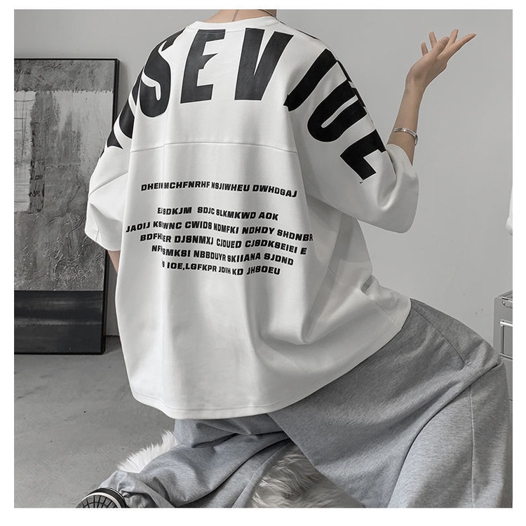 Áo Thun Nam Ngắn Tay Cổ Tròn Thời Trang Hàn