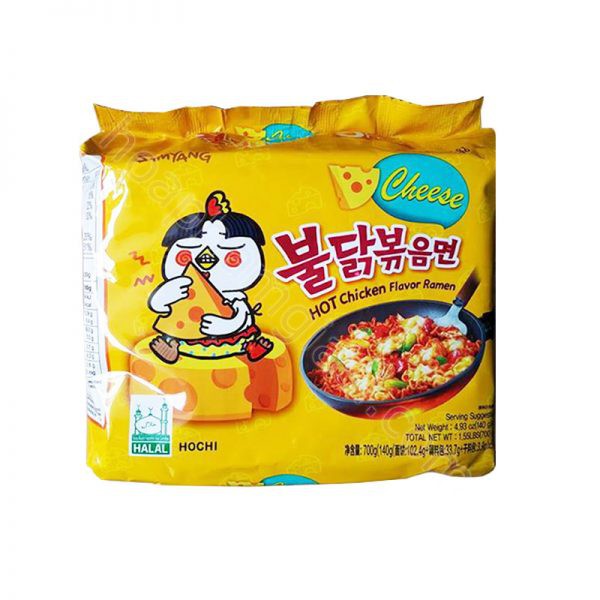 Mì khô gà cay Samyang vị phô mai gói 140gr