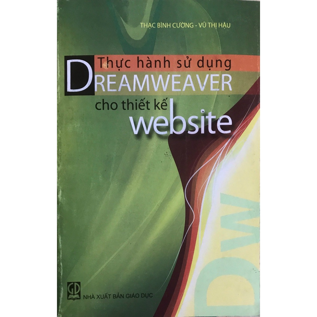 Sách - Thực hành sử dụng DREAMWEAVER cho thiết kế website