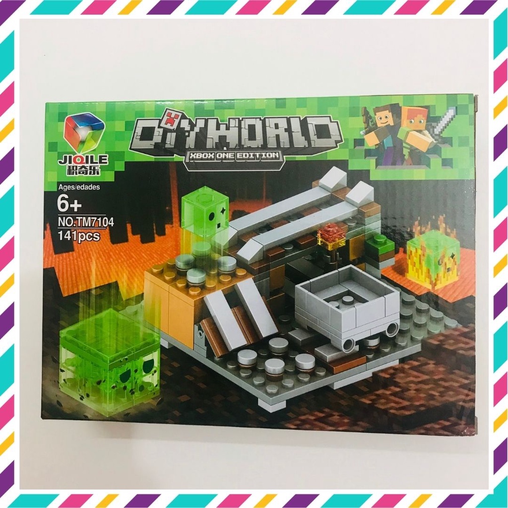 Lego minecraft, lego minecraft ngôi làng, đồ chơi lắp ráp, mincaraft 99pcs ~105pcs xếp hình ngôi làng