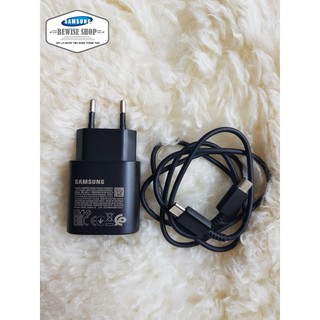 Bộ sạc nhanh Type C - C Samsung Travel Adapter 25W dùng cho Note 8 đến S10 Plus  - Hàng Nhập Khẩu