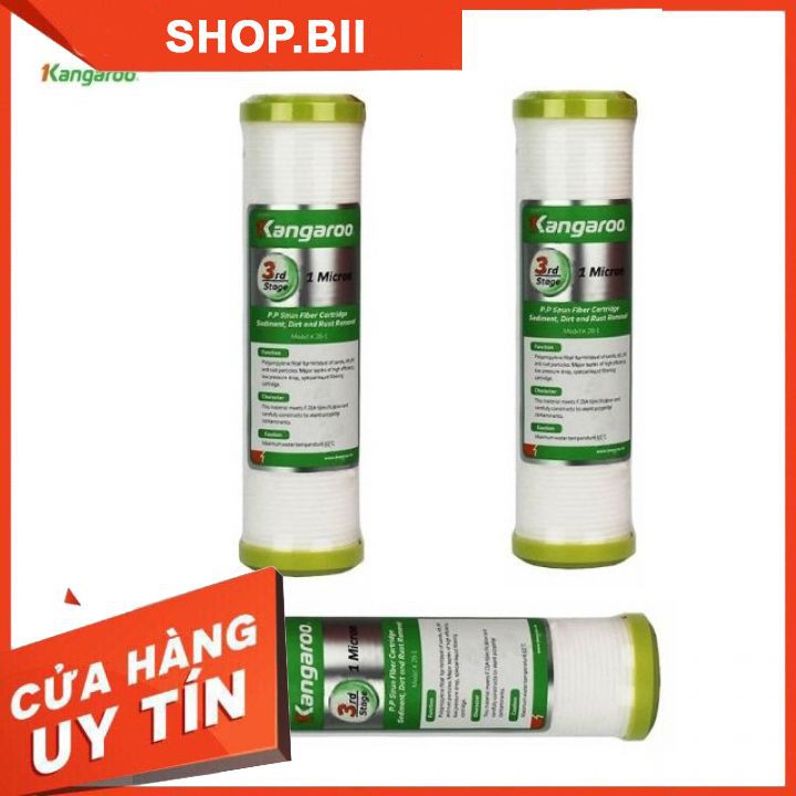 Lõi Lọc Nước Số 3 Kangaroo Chính Hãng Giá Rẻ Uy Tín Chất Lượng, Lắp Cho Mọi Máy Lọc Nước RO Trên Thị Trường.