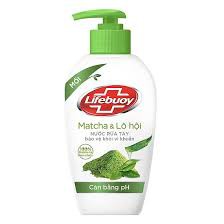 Nước Rửa Tay Cân Bằng pH Lifebuoy Matcha Và Nha Đam