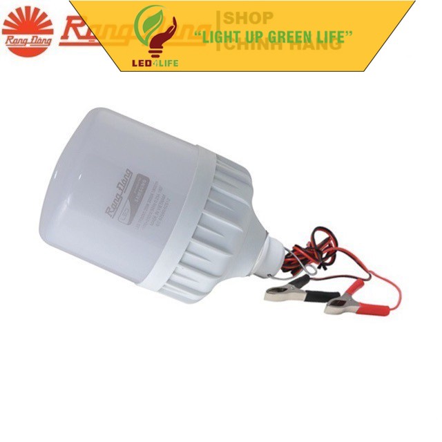 Bóng Đèn LED Rạng Đông Kẹp Bình Ắc Quy LED A60N3 12-24VDC/ 7W/9W/12W ChipLED Samsung