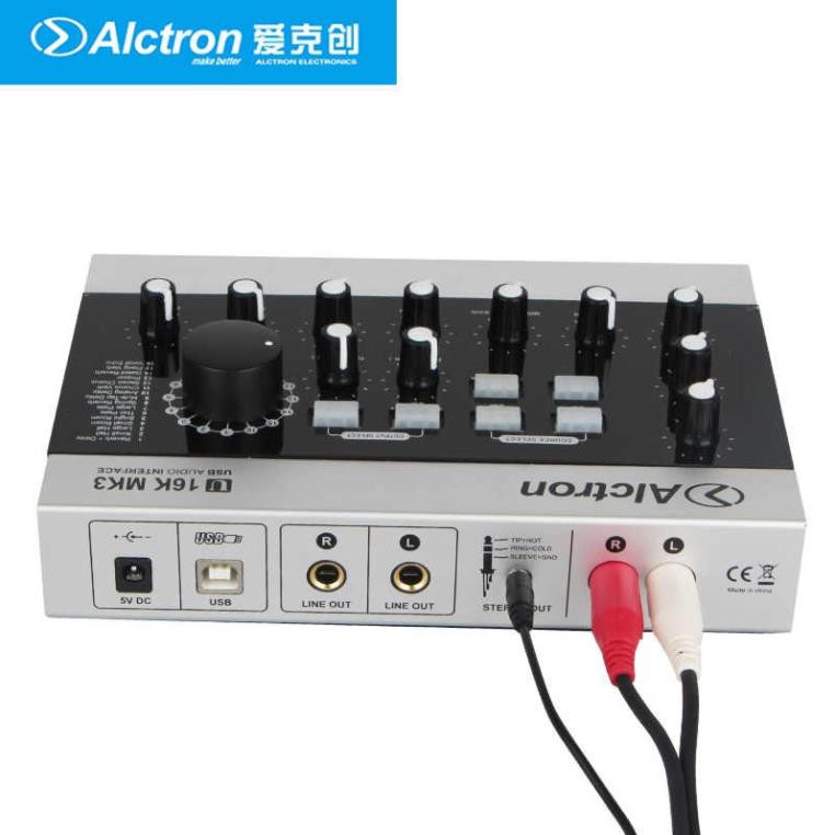 Sound card U16K MK3 hay Sound card USB Alctron U16K MKIII Bảo hành 12 tháng