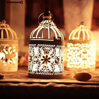 Lồng đèn bằng sắt chạm khắc tinh tế phong cách Moroccan