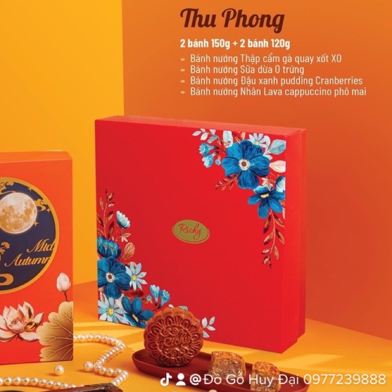 Bánh trung thu richy hộp thu phong