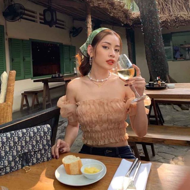 Áo croptop sheer
