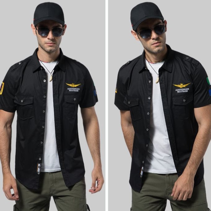 Áo sơ mi nam thời trang phong cách cơ trưởng -  hàng cao cấp | BigBuy360 - bigbuy360.vn