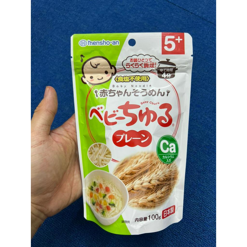 Mì Somen rau củ tách muối CHURU BABY cho bé ăn dặm từ 5 tháng 100gram