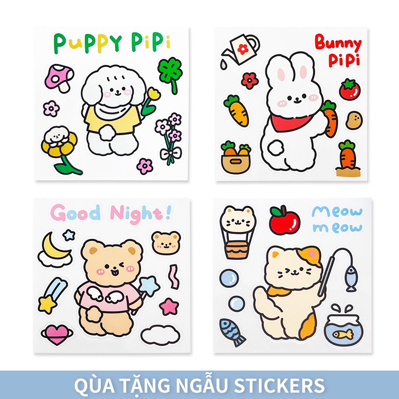 Miếng dán hoạt hình đáng yêu tiện dụng trang trí