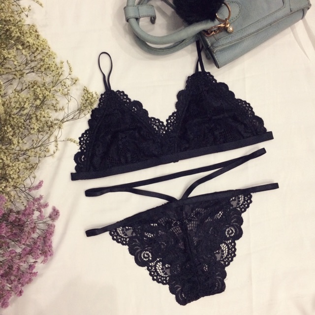 Set đồ lót ren thiết kế - S01