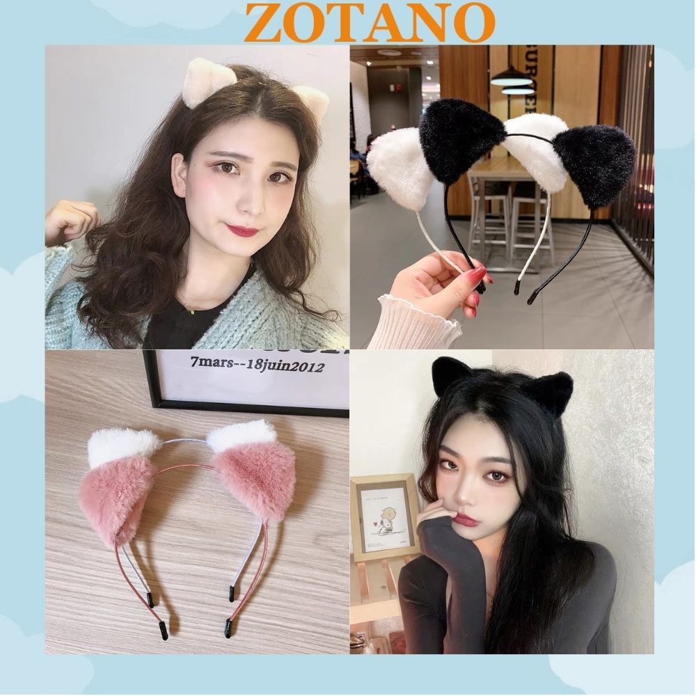 Bờm tóc Zotano hình tai mèo phong cách Hàn Quốc BD25