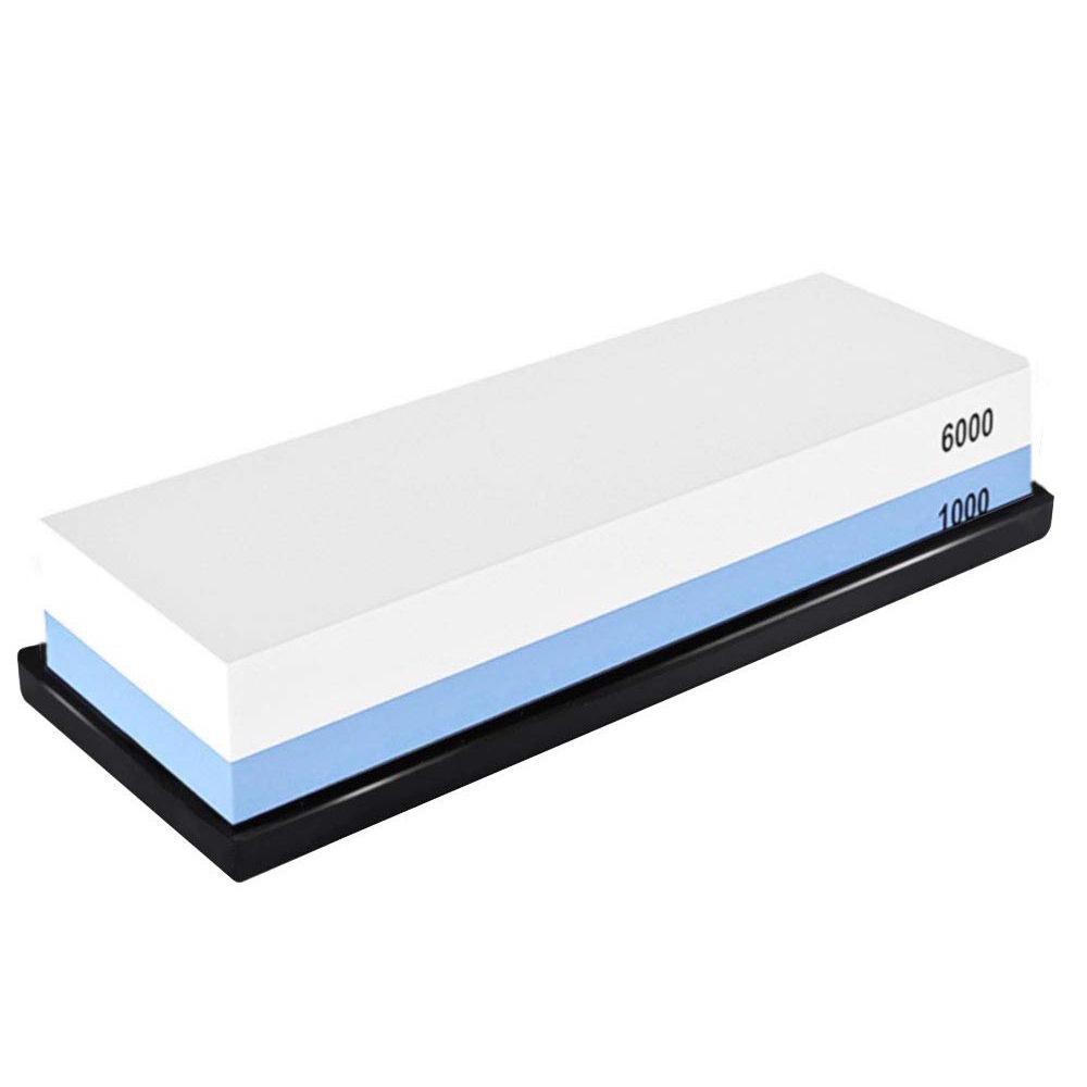 Bộ Đá mài dao 2 mặt gia đình - corundum độ nhám 1000/6000 chất lượng Nhật Bản KHALIK - Bộ đầy đủ