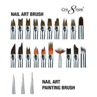 Cọ vẽ nail Art Cre8tion (20 mẫu cọ)