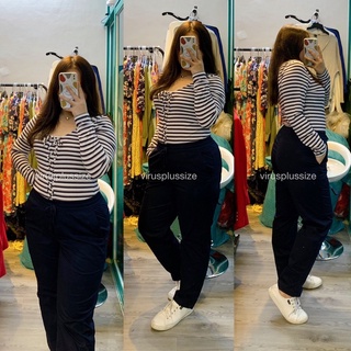 [virusplussize]sale outlet - kaki uni unisex bigsize eo bo chun