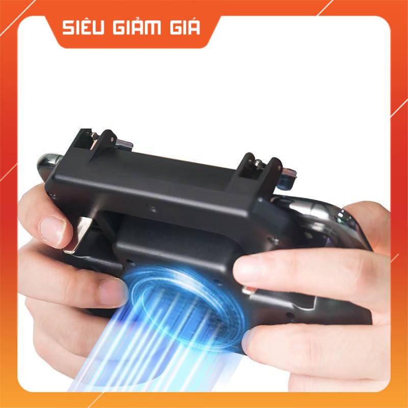 [FREE] TAY CẦM CHƠI GAME PUPB KIÊM SẠC DP 4000MAH, CÓ ĐẾ TẢN NHIỆT( W10) -đẹp