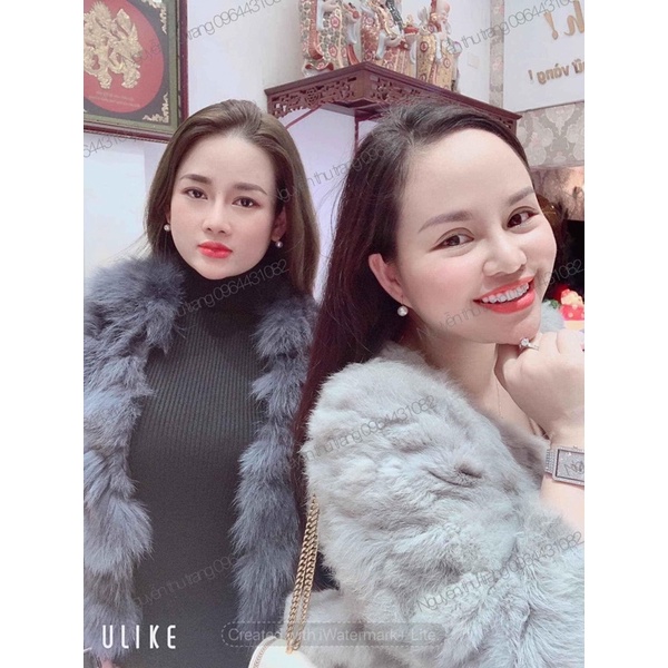 ⚡SALE⚡ Bông tai vàng móc câu gắn hạt trai nhân tạo