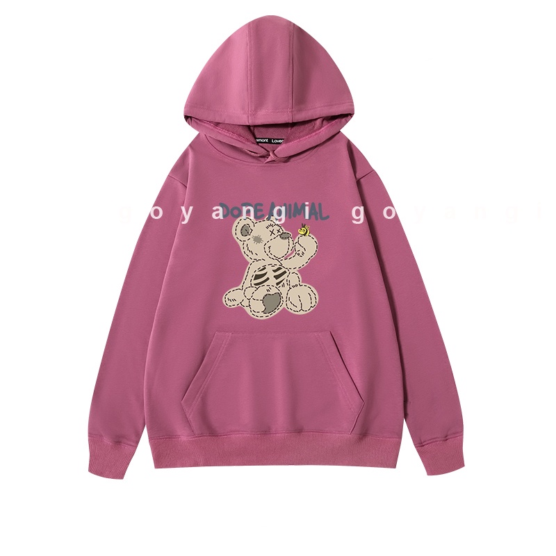 Áo Hoodie GYG Unisex Dope Animal Form Rộng Oversize Phong Cách Hàn Quốc